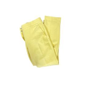 Ann Taylor Loft "Marisa" Pant Yellow Tapered Trousers Women's Size 0